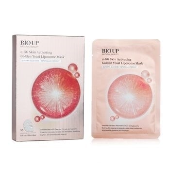 Natural Beauty BIO UP a-GG Skin Activating Golden Yeast Liposome Mask 5 x 25ml/0.84oz Image 2