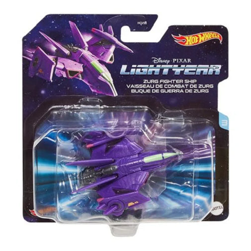 Hot Wheels Lightyear Starship Vehicles - Zurg Fighter Ship Image 1