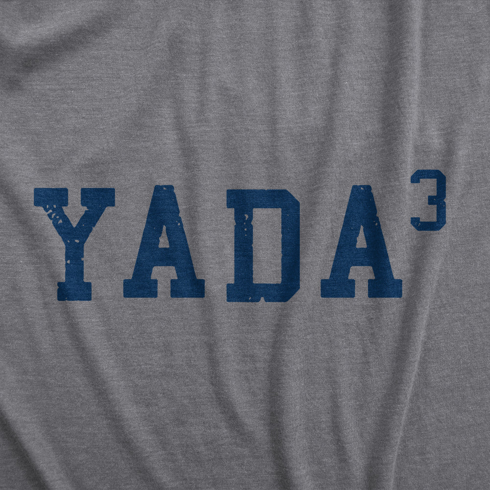 Mens Yada Cubed T Shirt Funny Sarcastic Math Joke Graphic Novelty Tee For Guys Image 2
