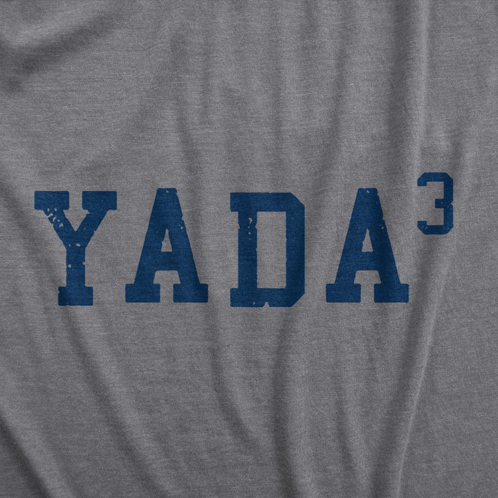 Mens Yada Cubed T Shirt Funny Sarcastic Math Joke Graphic Novelty Tee For Guys Image 2