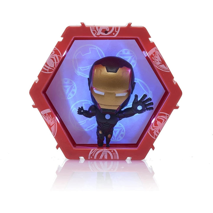 Marvel Avengers Iron Man Metallic Light-Up Figure Superhero Black Suit WOW! Stuff Image 2