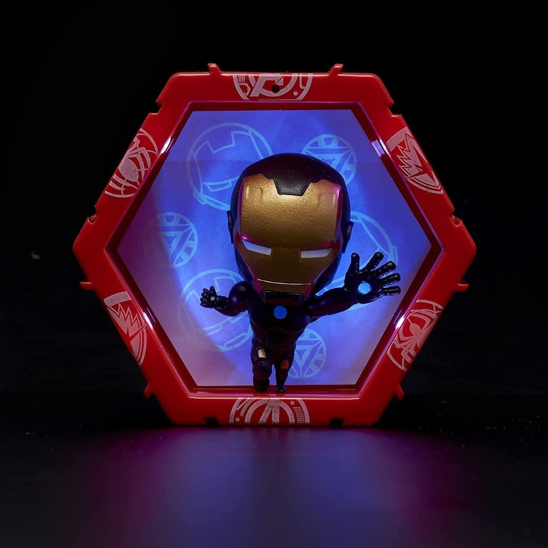 Marvel Avengers Iron Man Metallic Light-Up Figure Superhero Black Suit WOW! Stuff Image 3