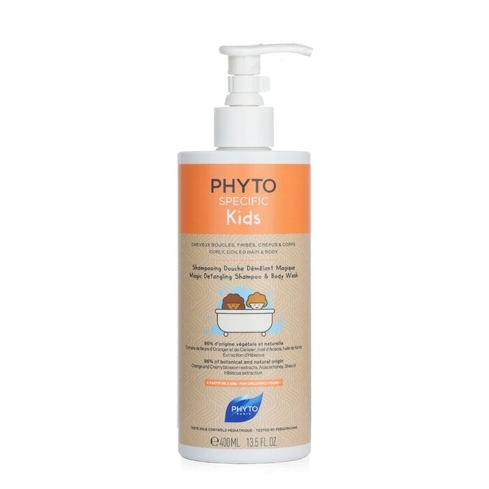 Phyto - Phyto Specific Kids Magic Detangling Shampoo and Body Wash - CurlyCoiled Hair and Body (For Children 3 Image 1