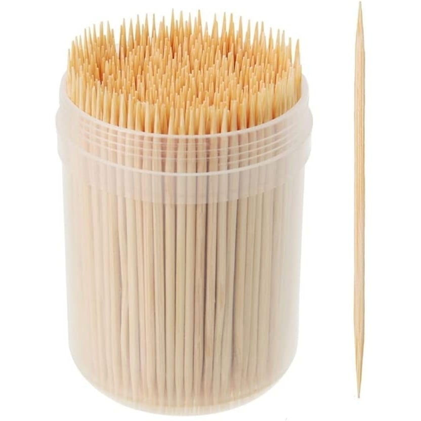 Purest Toothpicks 500 Count Kitchen Disposable Party Serving Essential 1 Pack Image 2