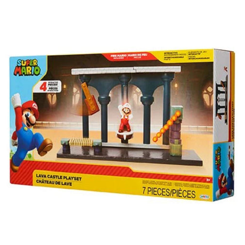 Super Mario World of Nintendo 2 1/2-Inch Lava Castle Playset Image 2