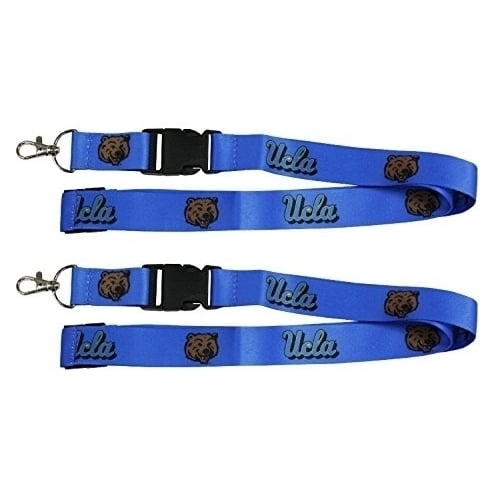 University of California Los Angeles Cloth Lanyard Key Chain 2-Pack Image 1