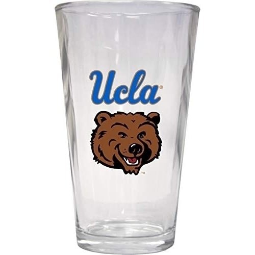 NCAA UCLA Bruins Officially Licensed Logo Pint Glass  Classic Collegiate Beer Glassware Image 1