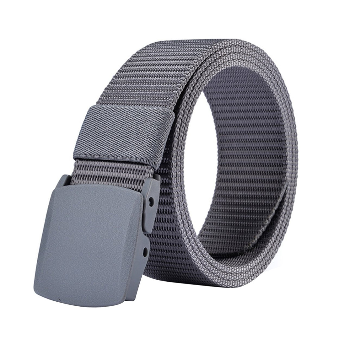 Belt Adjustable Exquisite Buckle Men Lightweight All Match Waist Belt for Daily Wear Image 1