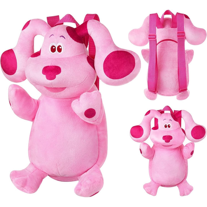 Blues Clues Magenta Plush Dog Backpack Animated Character Nickelodeon Kids Show PMI International Image 2