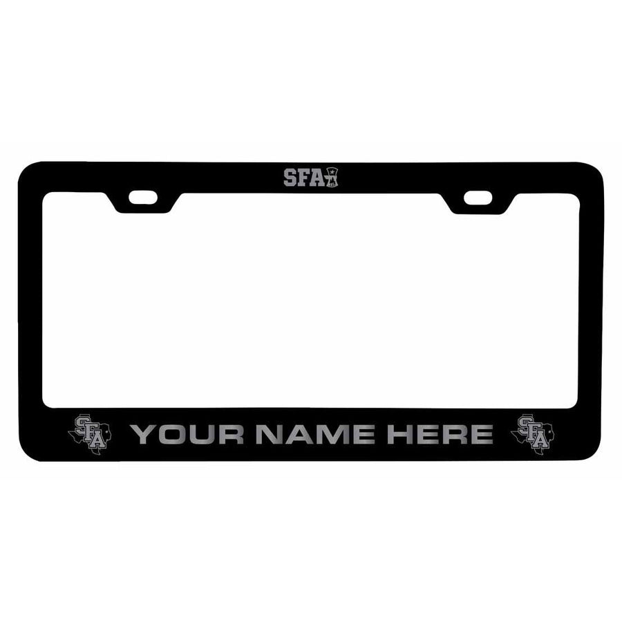 Customizable Stephen F. Austin State University NCAA Laser-Engraved Metal License Plate Frame - Personalized Car Image 1