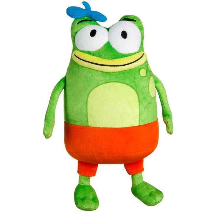 Lets Go Luna! Andy Hopper The Green Frog Plush Doll PBS Kids Cartoon Animated Figure Mighty Mojo Image 1