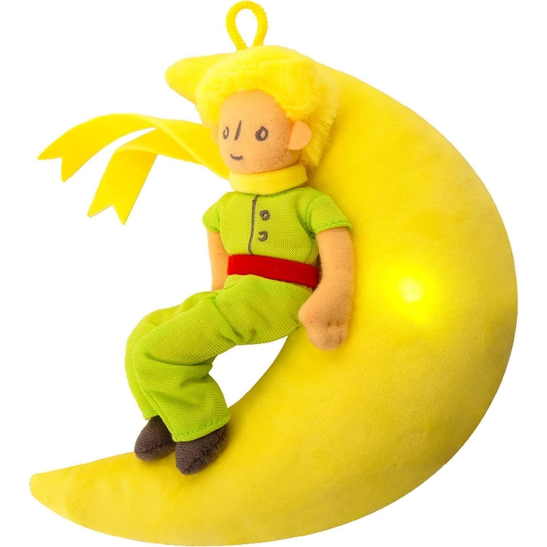 The Little Prince Le Petit with Moon Night Light Up Bedtime Doll Plush Mighty Mojo Image 2