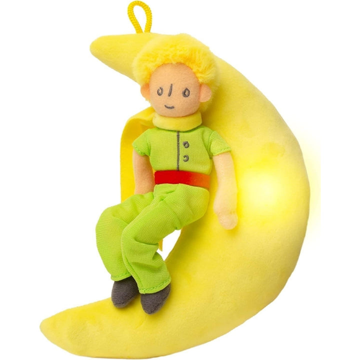 The Little Prince Le Petit with Moon Night Light Up Bedtime Doll Plush Mighty Mojo Image 4