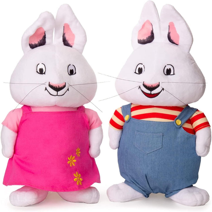 Mighty Mojo Max and Ruby Rabbit White Bunny Plush Doll Kids Toy Figure Image 4