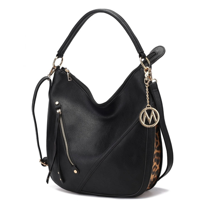 MKF Collection Lisanna Hobo Handbag Crossabody Multi-Functional Shoulder Bag by Mia K Image 3