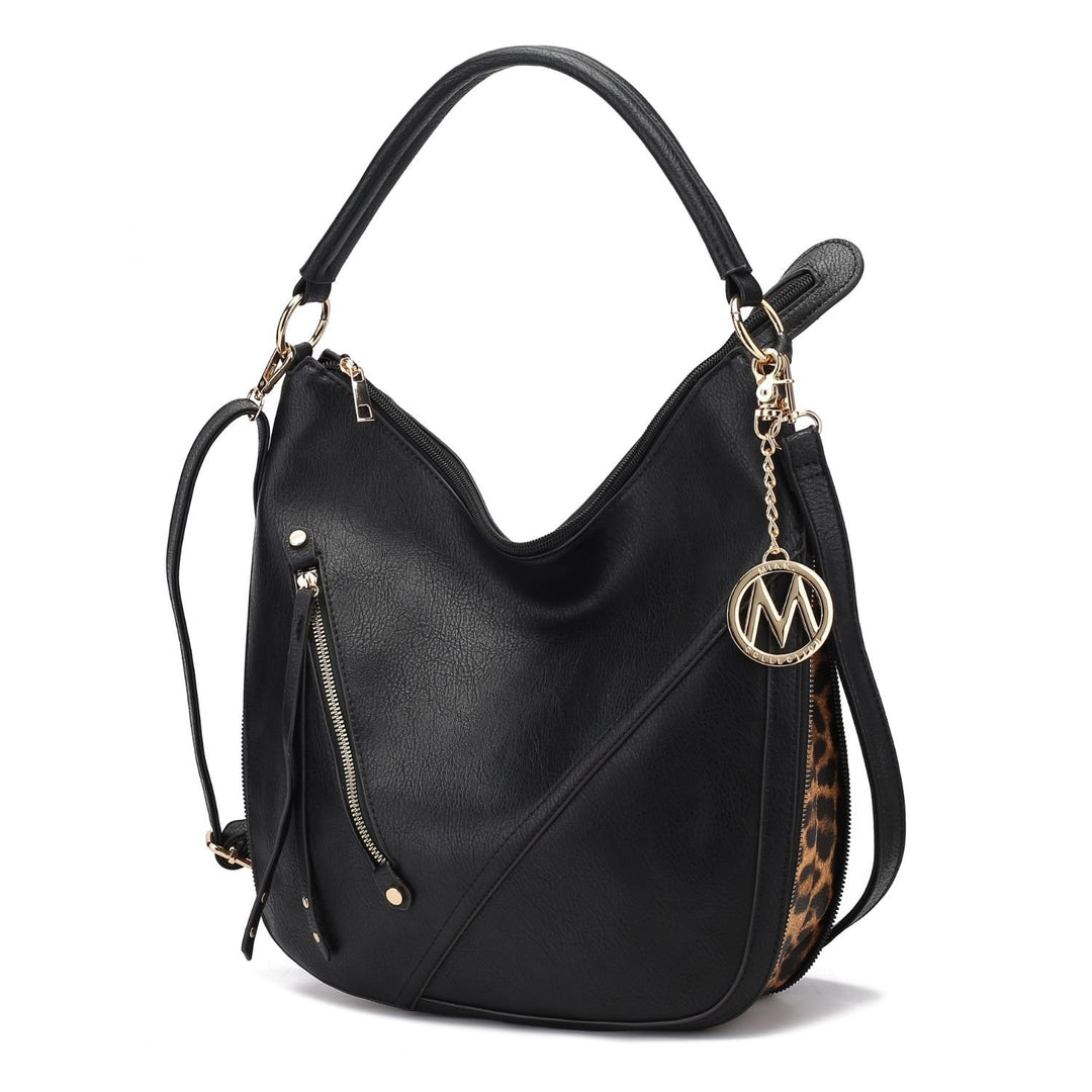 MKF Collection Lisanna Hobo Handbag Crossabody Multi-Functional Shoulder Bag by Mia K Image 1