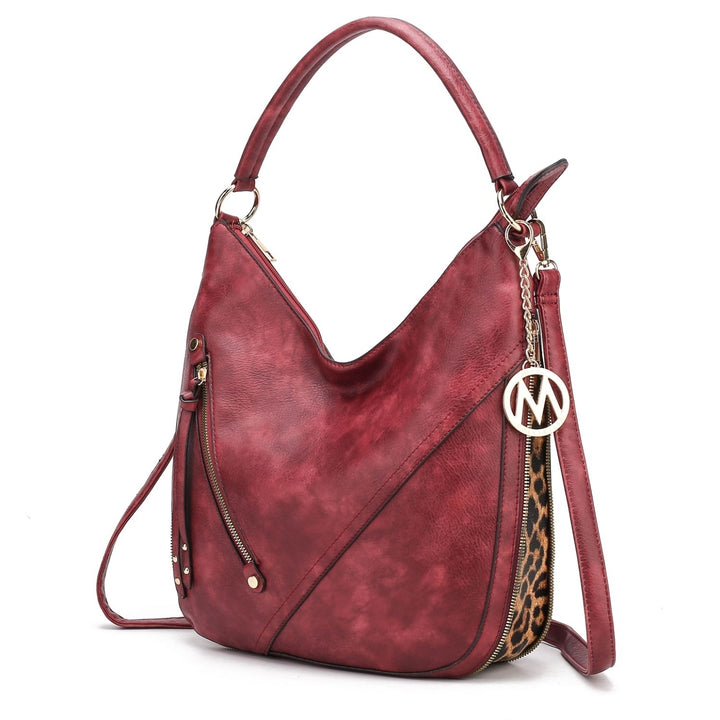 MKF Collection Lisanna Hobo Handbag Crossabody Multi-Functional Shoulder Bag by Mia K Image 4