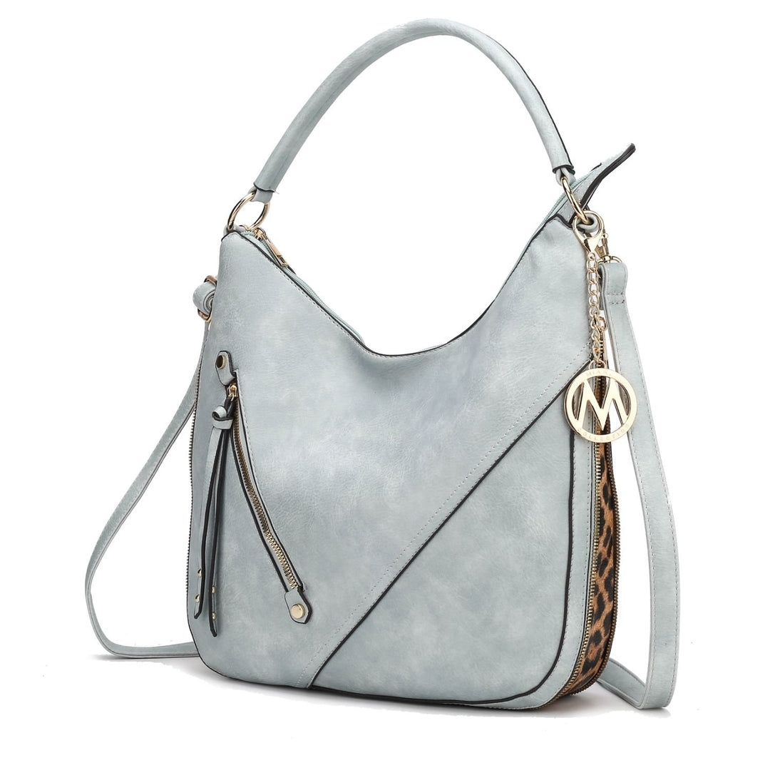 MKF Collection Lisanna Hobo Handbag Crossabody Multi-Functional Shoulder Bag by Mia K Image 7