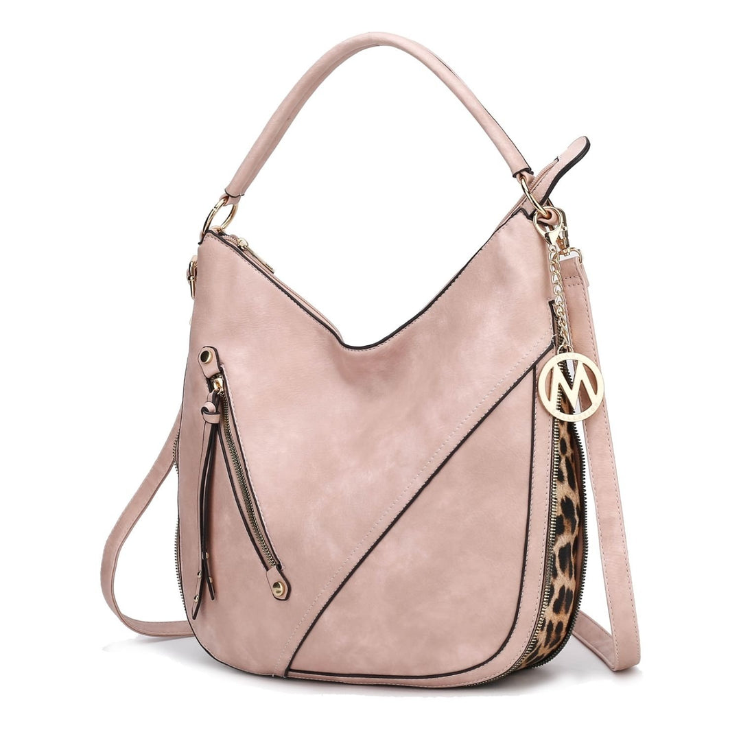 MKF Collection Lisanna Hobo Handbag Crossabody Multi-Functional Shoulder Bag by Mia K Image 1