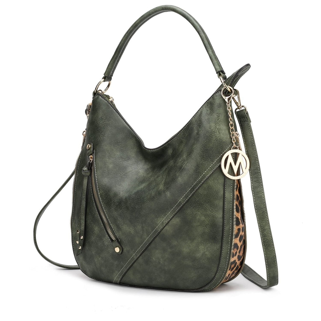 MKF Collection Lisanna Hobo Handbag Crossabody Multi-Functional Shoulder Bag by Mia K Image 11