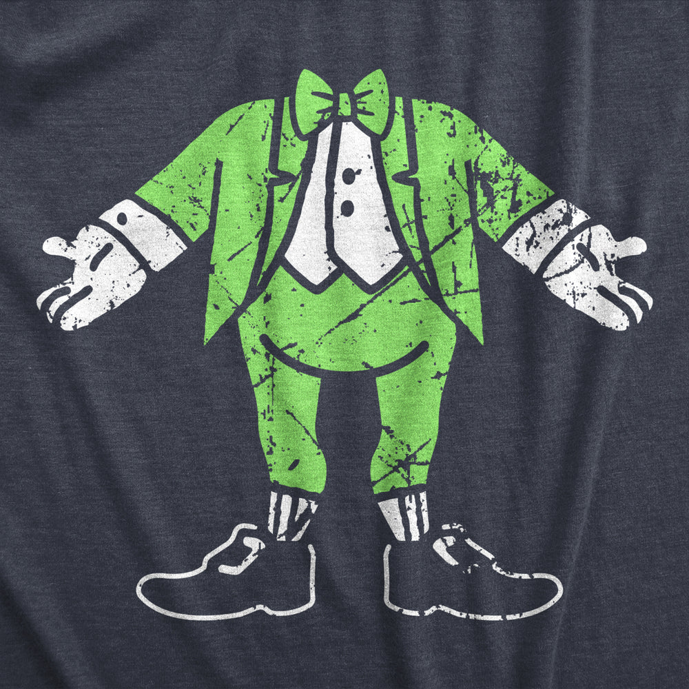 Mens Leprechaun Body T Shirt Funny Saint Patricks Day Parade Irish Tee For Guys Image 2
