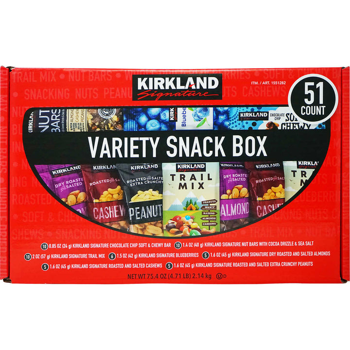 Kirkland Signature Variety Snack Box51 Count (4.71 Pounds) Image 1