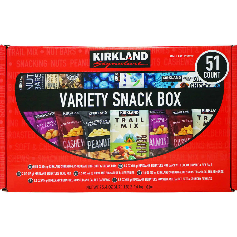 Kirkland Signature Variety Snack Box51 Count (4.71 Pounds) Image 1