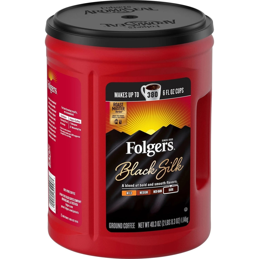 Folgers Black Silk Ground Coffee (40.3 Ounce) Image 3