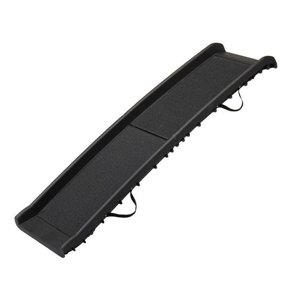 Portable Foldable Pet Ramp Climbing Ladder Suitable for Off-road Vehicle Trucks - Black Image 1
