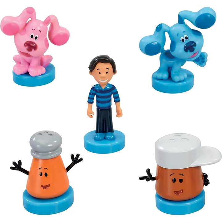 Blues Clues Stamps 5pk Josh Cinnamon Magenta Nickelodeon Figure Set PMI Image 3