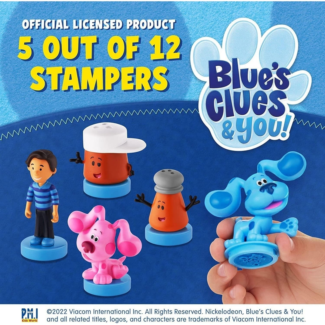 Blues Clues Stamps 5pk Josh Cinnamon Magenta Nickelodeon Figure Set PMI Image 4