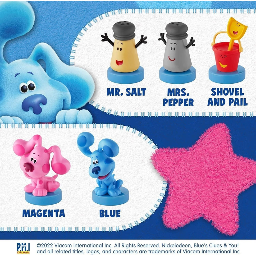 Blues Clues Stamps Set 5pk Blue Puppy Shovel Pail Figures PMI International Image 7