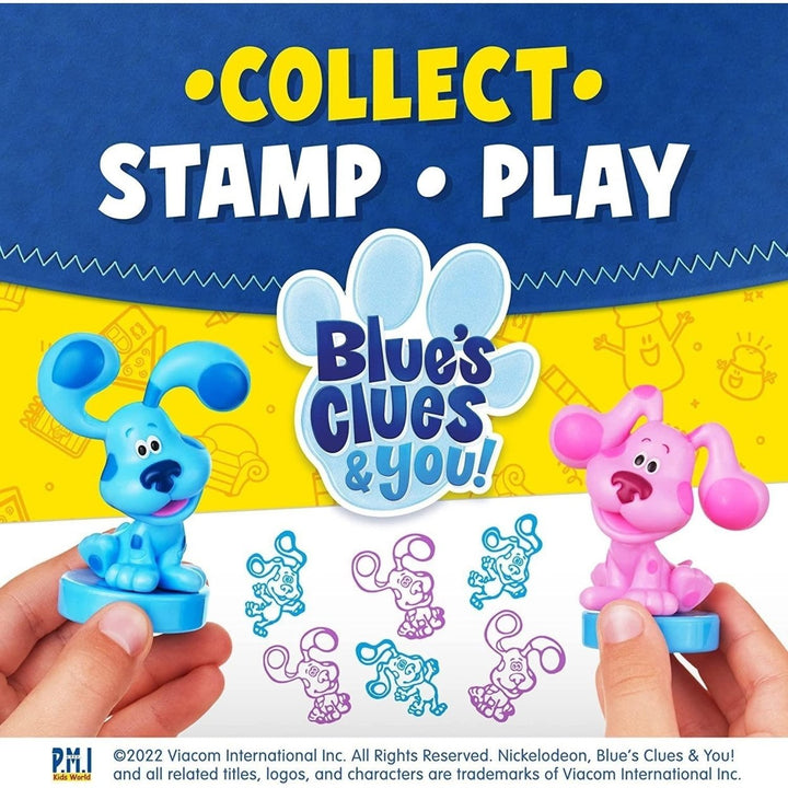 Blues Clues Stamps Set 5pk Blue Puppy Shovel Pail Figures PMI International Image 8