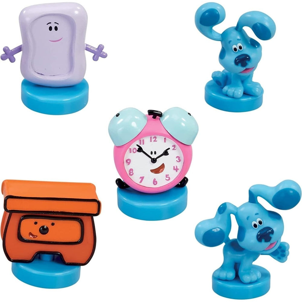 Blues Clues Stamps 5pk Tickety Tock Clock Slippery Soap Sidetable Drawer Set PMI International Image 2