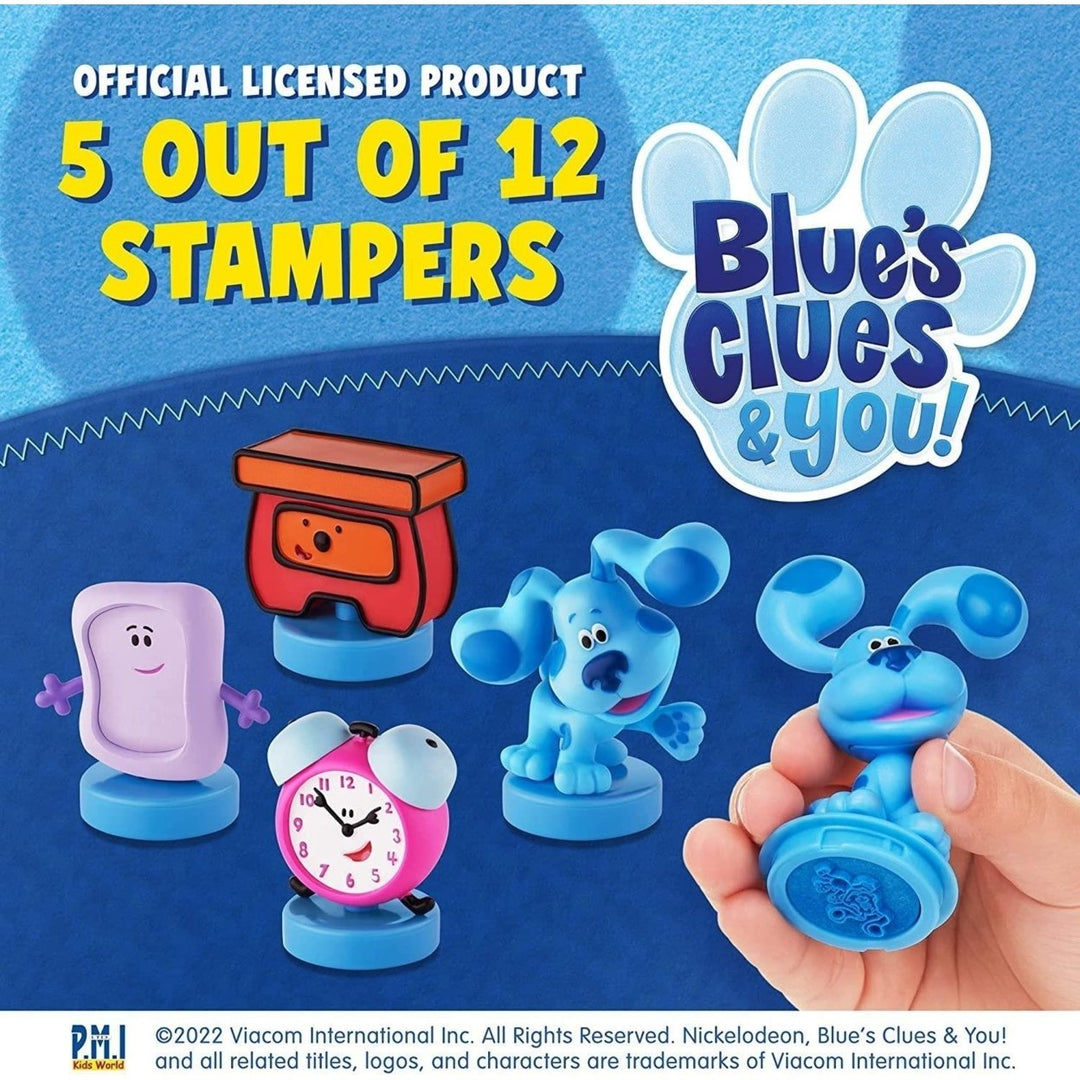 Blues Clues Stamps Set 5pk Tickety Tock Clock Slippery Soap PMI International Image 4