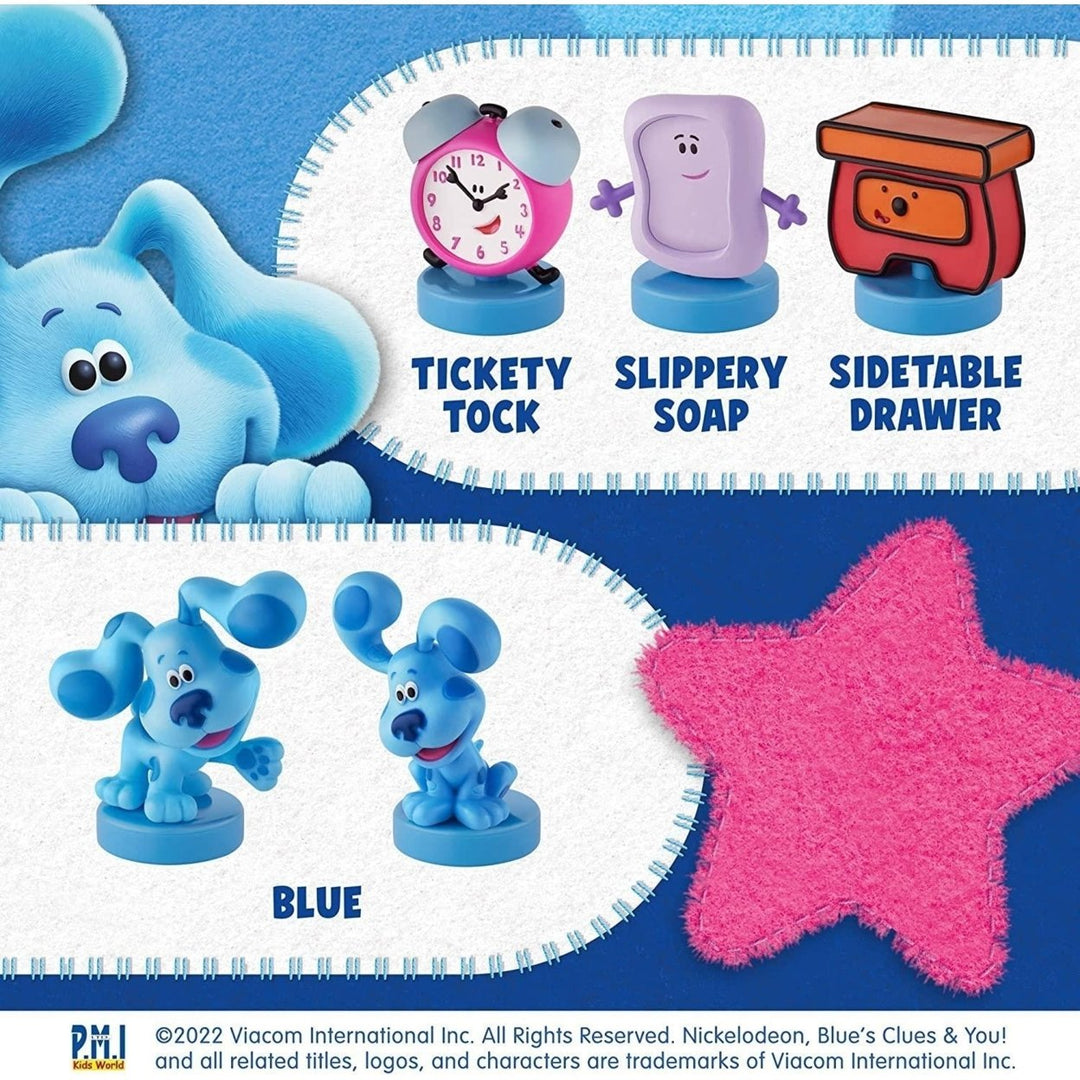 Blues Clues Stamps Set 5pk Tickety Tock Clock Slippery Soap PMI International Image 7