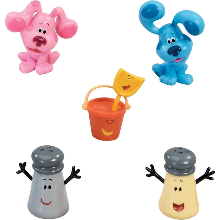 Blues Clues Pencil Toppers 5pk Nickelodeon Blue Magenta Shovel Pail Figures Image 3