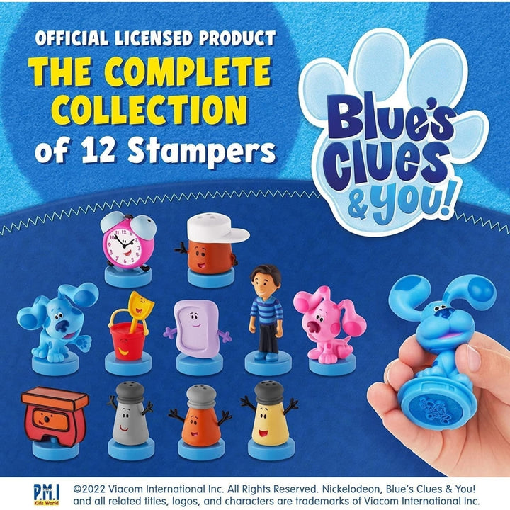 Blues Clues Stamps 12pk Tickety Josh Shovel Pail Slippery Soap Magenta Paprika Image 4