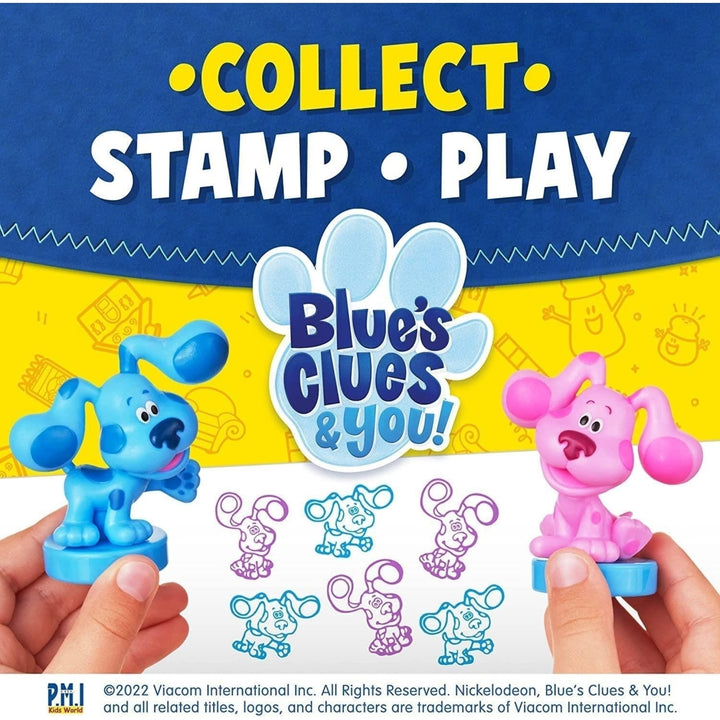 Blues Clues Stamps 12pk Tickety Josh Shovel Pail Slippery Soap Magenta Paprika Image 4