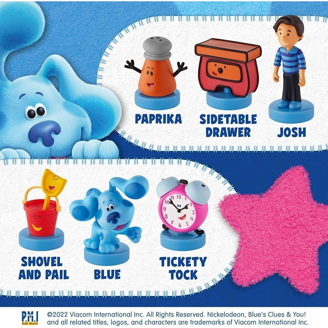 Blues Clues Stamps 12pk Tickety Josh Shovel Pail Slippery Soap Magenta Paprika Image 7