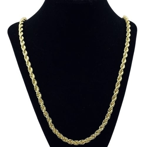 All Ages 14K Gold Filled Rope Chain 24" Image 3