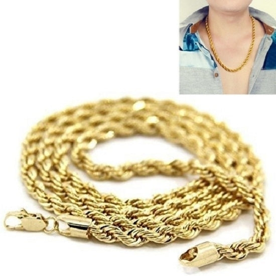 All Ages 14K Gold Filled Rope Chain 24" Image 4