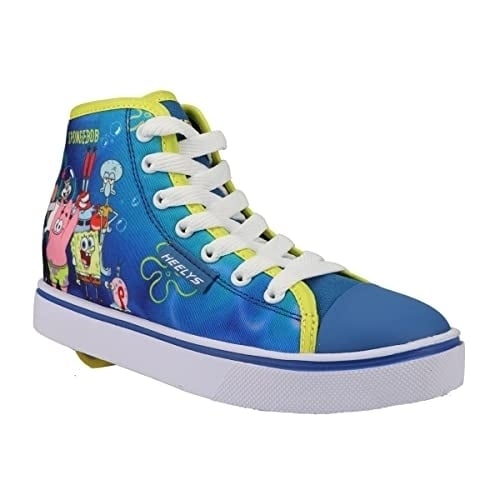 Heelys Hustle Spongebob Skate Shoes Blue Yellow Little Kid Big Kid Adult Image 3