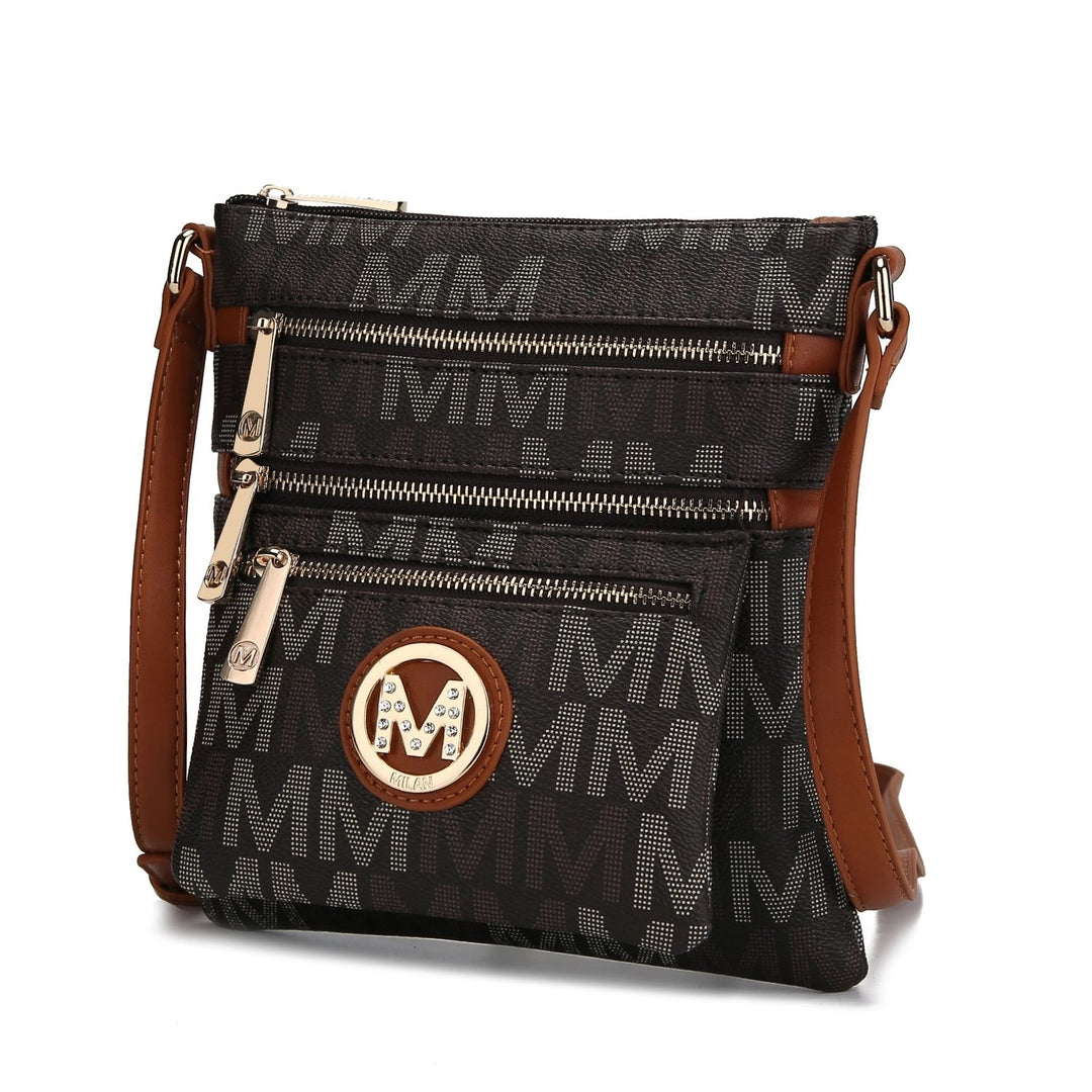 MKF Collection Beatrice Shoulder Bag M Signature Multi Compartments Crossbody by Mia K. Image 4