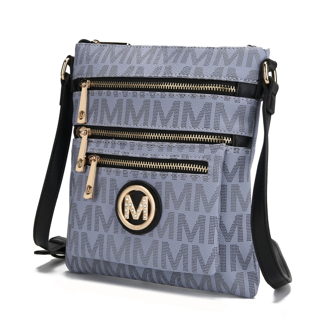 MKF Collection Beatrice Shoulder Bag M Signature Multi Compartments Crossbody by Mia K. Image 7