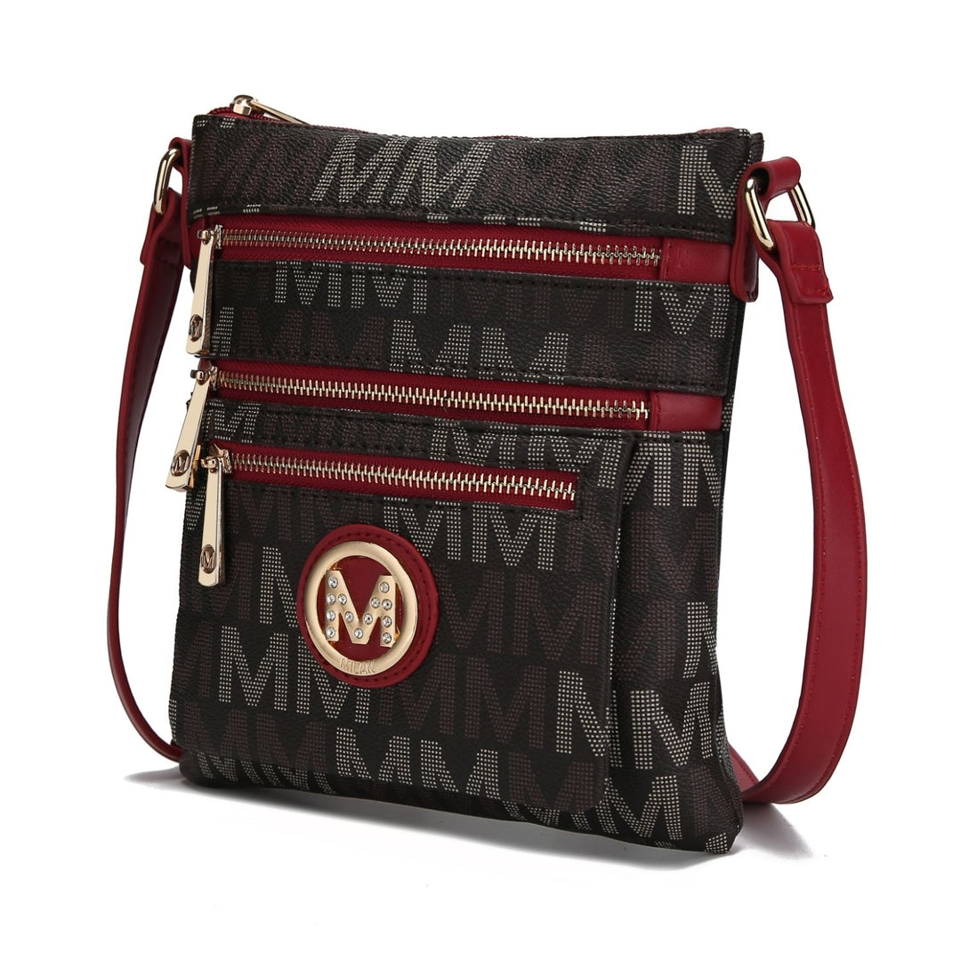 MKF Collection Beatrice Shoulder Bag M Signature Multi Compartments Crossbody by Mia K. Image 8