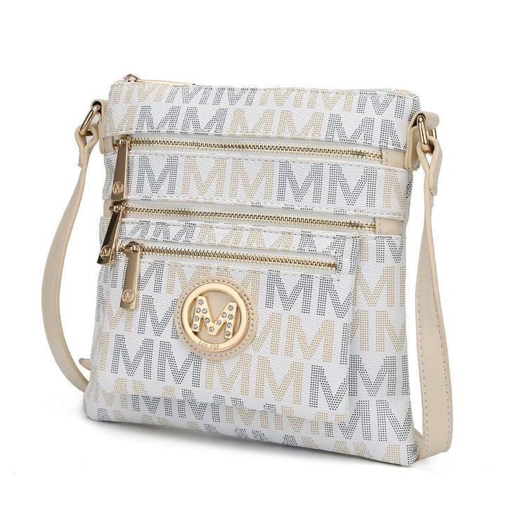 MKF Collection Beatrice Shoulder Bag M Signature Multi Compartments Crossbody by Mia K. Image 9