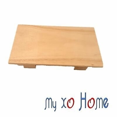 MyXOHome 8.25" x 4.75" Silky Light Golden Wood Serving Tray Image 1