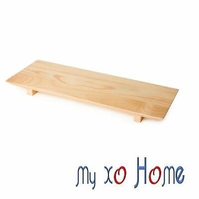 MyXOHome 11.75" x 3.5" Silky Light Golden Wood Serving Tray Image 1