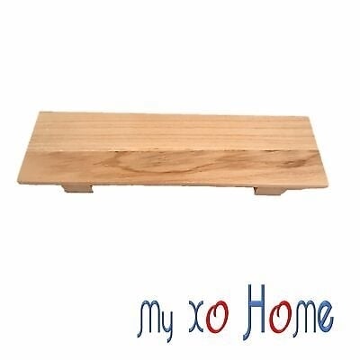 MyXOHome 11.75" x 3.5" Silky Light Golden Wood Serving Tray Image 2
